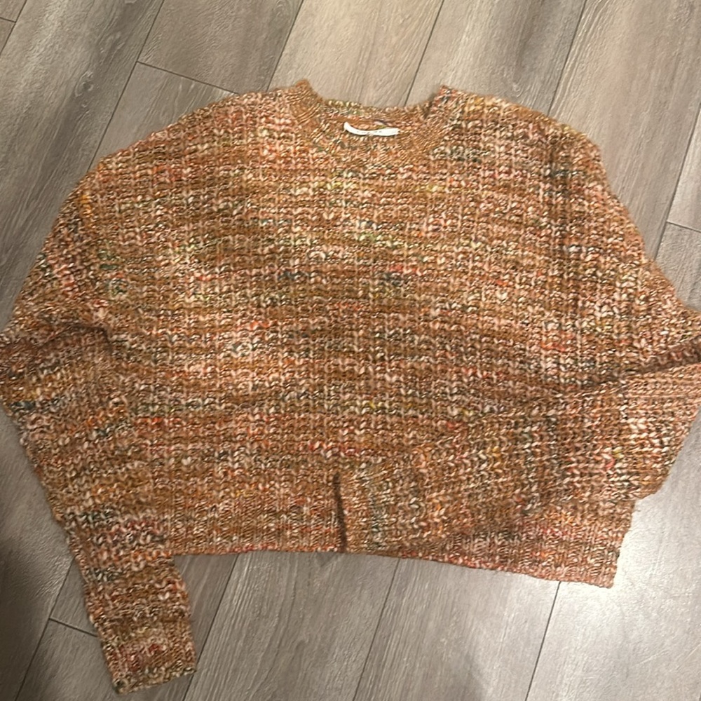 FRAME Marled Crewneck Sweater. - Picture 5 of 9